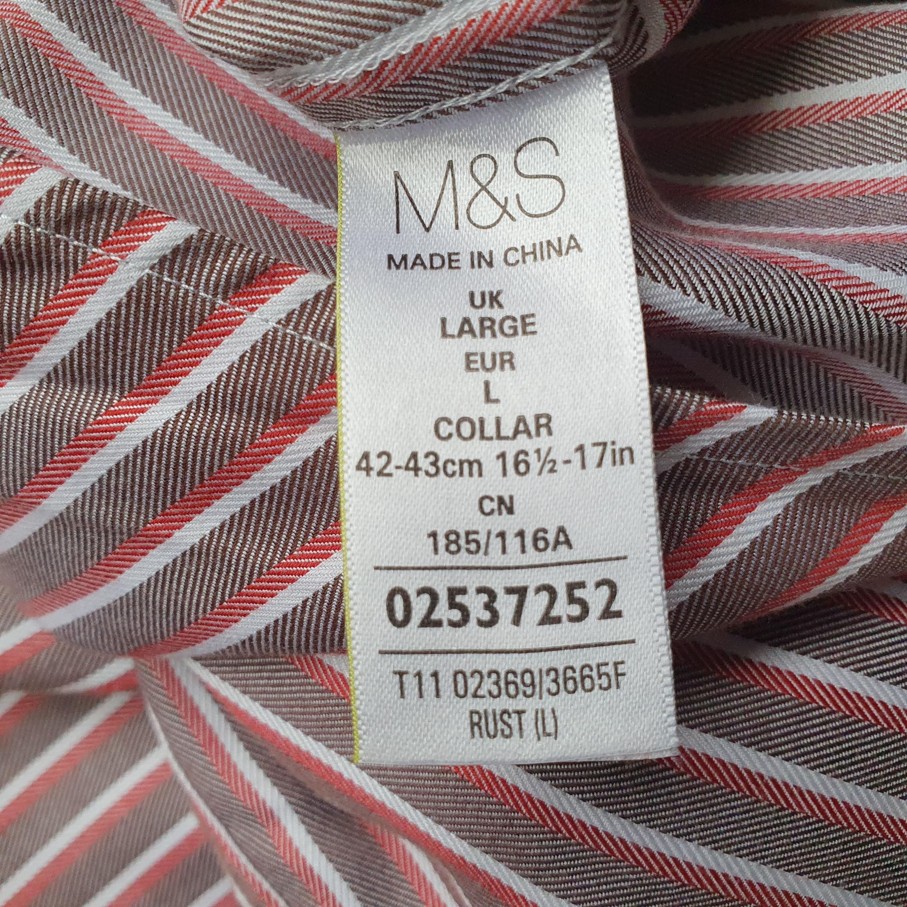 Mens Shirt Marks Spencer Collezione Long Sleeve